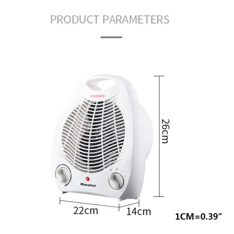 Electric Portable 2 Speed Fan Heater With