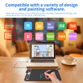 BOSTO T1060 Digital Tablets 10 x 6 Inch Graphic Drawing Tablet with Battery-free Stylus 8192 Levels Pressure 8 Express Keys. 