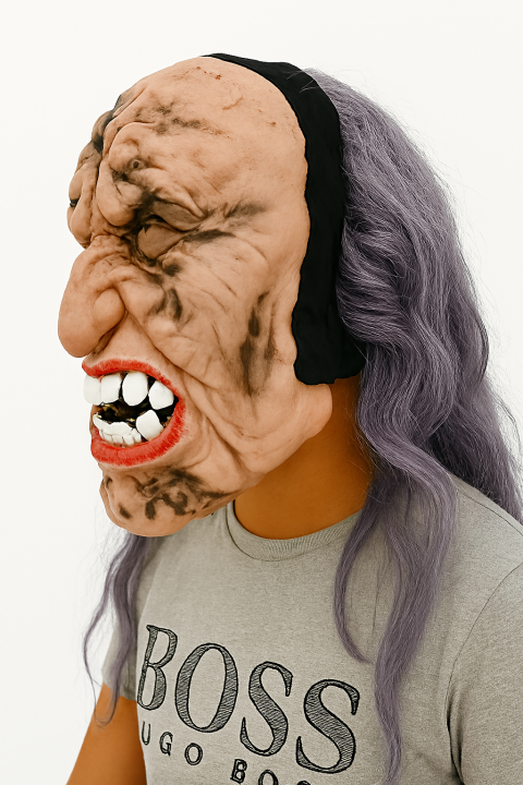 Grotesque%20Horror%20Mask%20with%20Lavender%20Hair%20%E2%80%93%20Realistic%20Full-Head%20Latex%20Monster%20Face%20for%20Adults%20%E2%80%93%20Halloween%20&%20Cosplay%20Scary%20Costume%20(Pack%20of%201%20Assorted)%20-%20Image%209