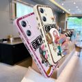 One P-Piece Chopper Cute Girl Liquid Left Rope For OPPO Find X6 X5 X3 A98 A96 A94 A93 A77 A76 A74 A72 A57 A53 A16 5G Cover. 