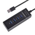 FunBug USB 3.0 Hub 4 Ports Extension for Mobile Gaming PC Laptop ~ Super-fast 4 port USB Hub 3.0 Multi Splitter Adapter Extension for Windows / MacBook / Android / PS4 / Phone / Tablet / Computer / Keyboard & Mouse Ratings 62763 Answered Question. 