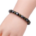 Magnetic Therapy Bracelet Beads Hematite Stone Health Care Weight Loss Jewelry. 