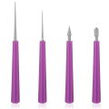 Diamond Tipped Bead Reamer for Jewelry Making Beading Hole Enlarger Tool for Glass Plastic Metal Wood Beads 4Pcs. 