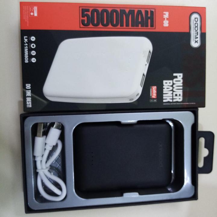 Heavy duty Power Bank 5000 MAH Black