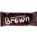 premium dark brown chocolate, bitter sweet chocolate, 40 grams. 