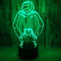 Foreign trade new volleyball 3D night light Sports characters order colorful remote control touch 3D led light. 