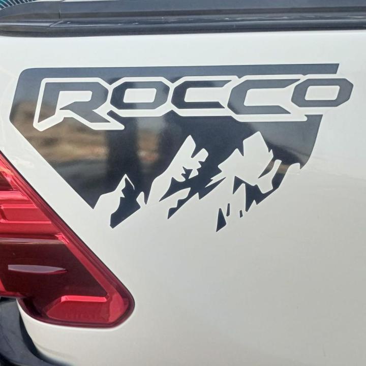 2pcs ROCCO Side Body customized Sticker For Toyota  Rocco 2021