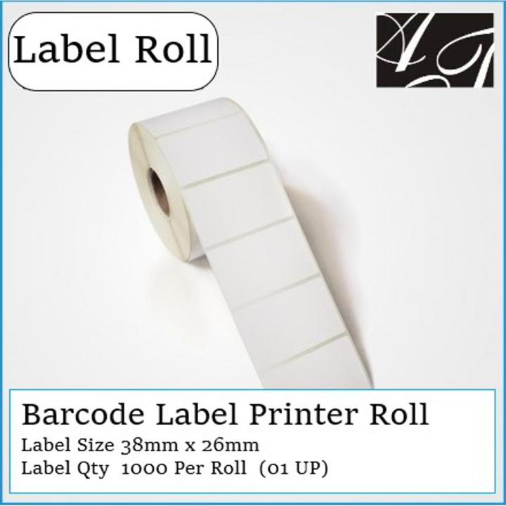 Barcode Label Roll Size 38x26 (01 UP)
