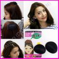 Hair Accessories 2 X Princess Hair Puff Volumizer Party Hairdos Extension Style Maker- Black Braid Pony Tail Maker Styling Tool - 2pcs Loop Tools Topsy topsy Clip Fashion Salon Comb Stick Bun. 