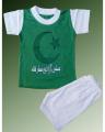 Independence Day 14 August T-Shirt with Short for Boys-1 to 5 Years. 