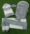 7 Pcs Baby Bedding Set Super Soft High Quality Complete Newborn Bister. 