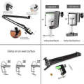 Maono AU-B01 Microphone Suspension Boom Scissor Arm Stand (Black). 