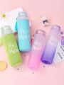 Hello Master Crystal Glass Water Bottle | Frosted Glass Drinking Bottle for Girls | Stylish and Eco-Friendly Hello Master Water Bottle. 