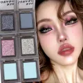 Glitter Pink Eyeshadow Palette Matte Smoky Eyes Makeup Palette Shimmer Waterproof Mini Pearlescent Sequins Eye Shadow Cosmetics. 