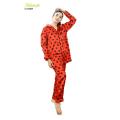 Valerie Digital printed silky satin comfy nightwear pajama set for women. 