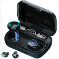 M10 TWS Bluetooth 5.1 Earphones Audiobuds Hi-Fi Setereo Wireless Headphones 3500mAh Charge Box Waterproof m10 Headsets With Microphone (Original). 