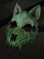 Were Wolf Masquerade Animal 3D Skull Bone Skeleton Luminous Glow in Dark Werewolf Half Face Mask Scary Cosplay Costume Halloween Carnival Party Props Christmas Festival Fashion Horror Show Men Women Ladies Adults. 