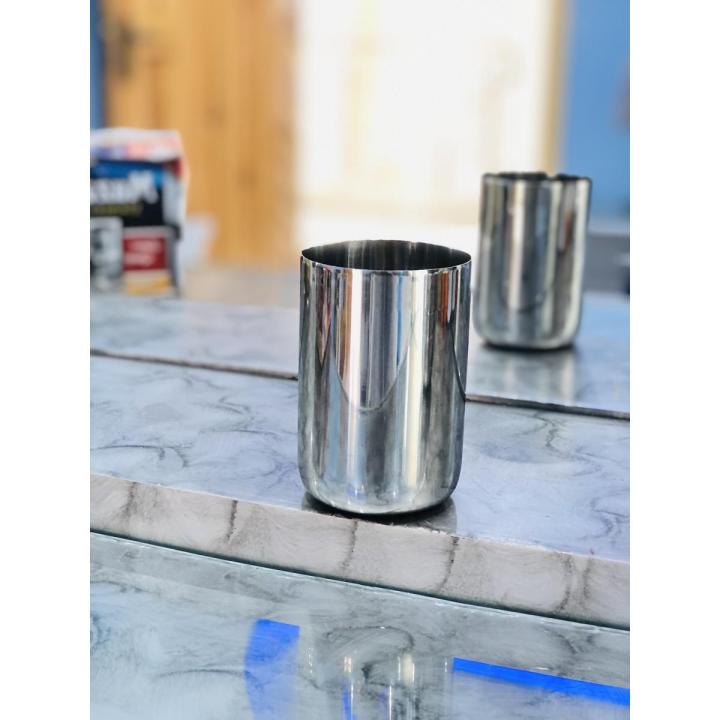 Stainless Steel Glass for Water and Juices Pack of 6 (250ml Size)