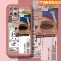YIWESAN Case For Realme Q3i Case Fashion Tide Brand Boy Thin Shockproof Square Edge Silicone Casing Full Lens Cover Camera Protect Cases Softcase. 