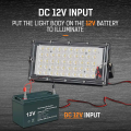 12v DC LED Flood Light 50Watt for Solar and Battery Operated Spotlight Floodlight Outdoor Garden LED Light. 