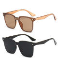 Scratch-Resistant Polarized Sunglasses High-Definition Lightweight Retro Square Frame Sunglasses Anti-Glare Uv Protection Designer Eyewear for Driving Outdoor Activities Men'S Fashion Women'S Fashion. 