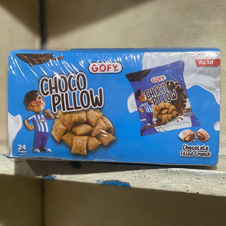 Choco Pillow Chocolate Filled Crunch (Box of 24 Packs)