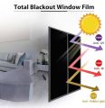 Black PVC Sticker Wallpaper Vinyl Sheet for Glass Door, Bathroom, Home, Office - Colormate PVC Vinyl Frosted Window Self Adhesive Privacy Glass Film for Window Glass - 10 Sheets (PVC Black Matt 8 x 8 Inches). 