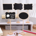 1/5PCS Creative Small Blackboard Mini Chalkboards Graduation Party Memo Message Wooden Writing Tool. 