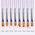 16Pcs Color Paint Pen Set Pink Petal Pen Brush Short Brush. 