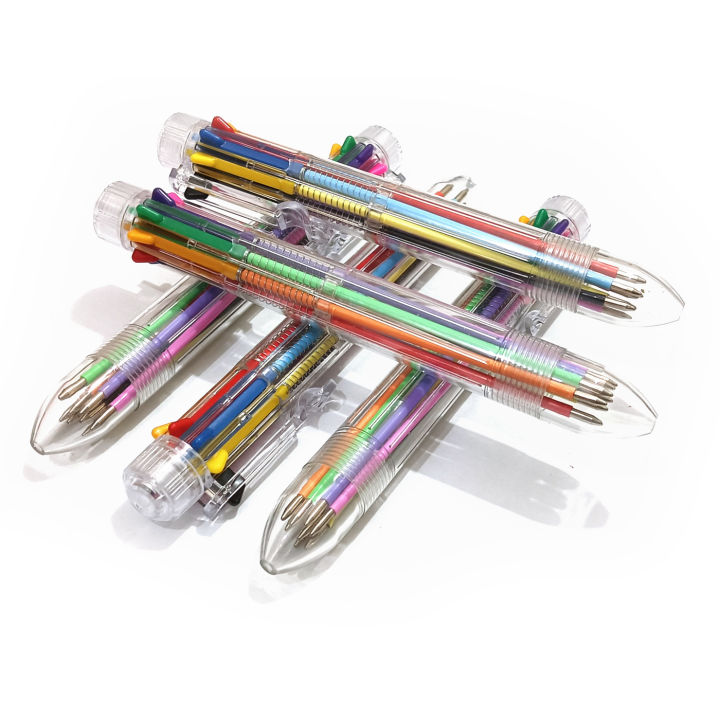 One%20Piece%20Fine%20Point%200.7mm%20Writing%20Multi%20Color%20Pen%208%20in%201%20&%2010%20in%201%20Ballpoint%20With%20Transparent%20Retractable%20Ballpoint%20Pen%20School%20office%20home%20Stationery%20-%20Image%202