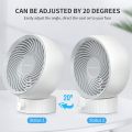 SmartDevil New USB Desk Fan, Small Personal Desktop Table Fan with Strong Wind, Quiet Operation Portable Mini Fan for Home Office Bedroom Table and Desktop (White) uk import. 