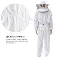 Pro Beekeeping Protective Equipment Veil Bee Keeping Full Body Suit Hat Smock. 