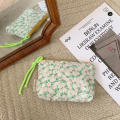 Makeup Bag With Flower Decorations Floral Pencil Pouch Cute Makeup Pouch Flower Pattern Change Bag Floral Cosmetic Bag. 