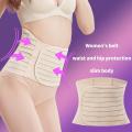 Belly Belt Body Shaper for Women, Waist Strap Band with 4 Skeleton Slimming Belt, Maternity Recovery Band. 