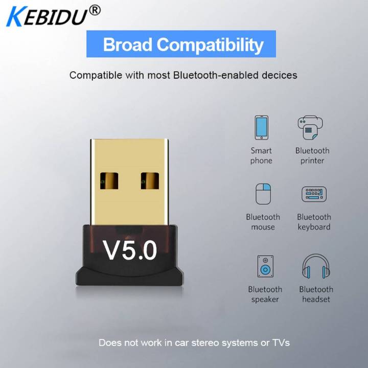 USB Bluetooth Adapter Dongle For Computer PC PS4 Mouse Aux Audio Bluetooth 4.0 4.2 5.0 Speaker Music Receiver Transmitter