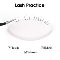20pcs Beginner Lash Map Chart Wispy Lashes Pratice Chart Eye Shape Sponges Reusable Lash Extension Practice Lash Mapping. 