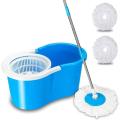 ROYAL Stainless Steel 360 Spin Mop with Bucket,Automatic Rotary Floor Easy 360 Magic Spin Mop Magic Spin Mop Bucket with Stainless Steel Rod For Home Cleaning Pure Plastic Spin Mop Refill - Extra Head, Additional Microfiber Mop. 