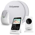 Babysense Video & Baby Movement Monitor - Bundle Pack - Video Baby Monitor V24R with Babysense 7 Under-The-Mattress Baby Movement Monitor - 2 in 1. 