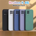 Original For Realme 8 4G Silicone Full Cover Case Dirt resistant Phone Case Cover. 