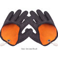[HOT] Breathable Fishing Glove Fish Equipment Fishing Gloves Magnetic Anti-Slip Fisherman Catching Fish Glove Left Right Hand. 