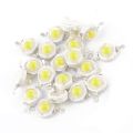 3.7 V LED Light  High Power 2 Pin 3W White LED Bead Emitters 170-190Lm 6000K. 