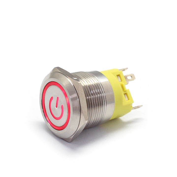 motor tool 22mm Metal Push Button Switch Dashboard Custom Symbol For Universal Motors Yacht