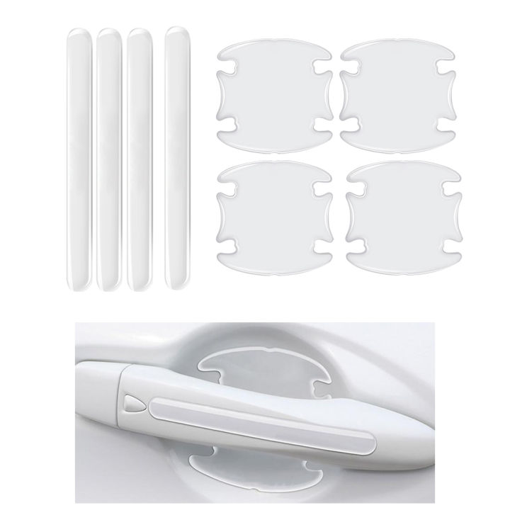 Universal%20Logo%20Silicon%208%20Pcs%20Transparent%20Car%20Door%20Handle%20Cup%20Anti%20Scratches%20Protective%20-%20Image%203