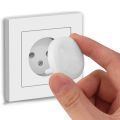 Anti Electric Shock Plugs Protector  Kids Safety Plug Two-hole Plug Protective Cover  Kids Baby Care Safe Socket Guard Protection  Children's Safety Electrical Outlet Cover. 