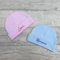 Personalised Baby Hat With Any Name in Almost Any Colour, Custom Embroidered Gift Monogram Baby Beanie Infant Hat. 