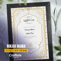 Customized Marriage Certificate for Couple Signature with Frame | Craftale. 