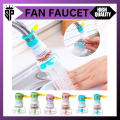 Sp Dealz Fan Faucet 360 Degree Water Saving Tap, Anti Splash Tap, Sprayer Faucet Nozzle Filter Aerator Diffuser Water-saving Device for Kitchen Bathroom. 
