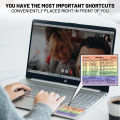 windows Shortcut Reference Keyboard Sticker Adhesive For Laptop Desktop. 