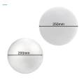 2x Foam Balls Polystyrene Balls Round Handmade Art Projects Gifts Decoration for Household 20cm 25cm. 