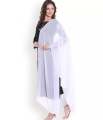 Pink Crinkle Chiffon Dupatta For Girls/Ladies-0verlocked. 